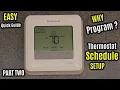 7-DAY Programming HONEYWELL Home T4 Pro Follow Schedule HOLD SET Thermostat