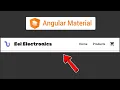 How to Create a Navigation Bar in Angular with Angular Material Beginner Tutorial