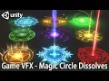 Unity Game VFX - Magic Circle Dissolves
