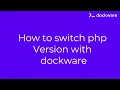 How to switch your PHP version for Shopware 6 with dockware