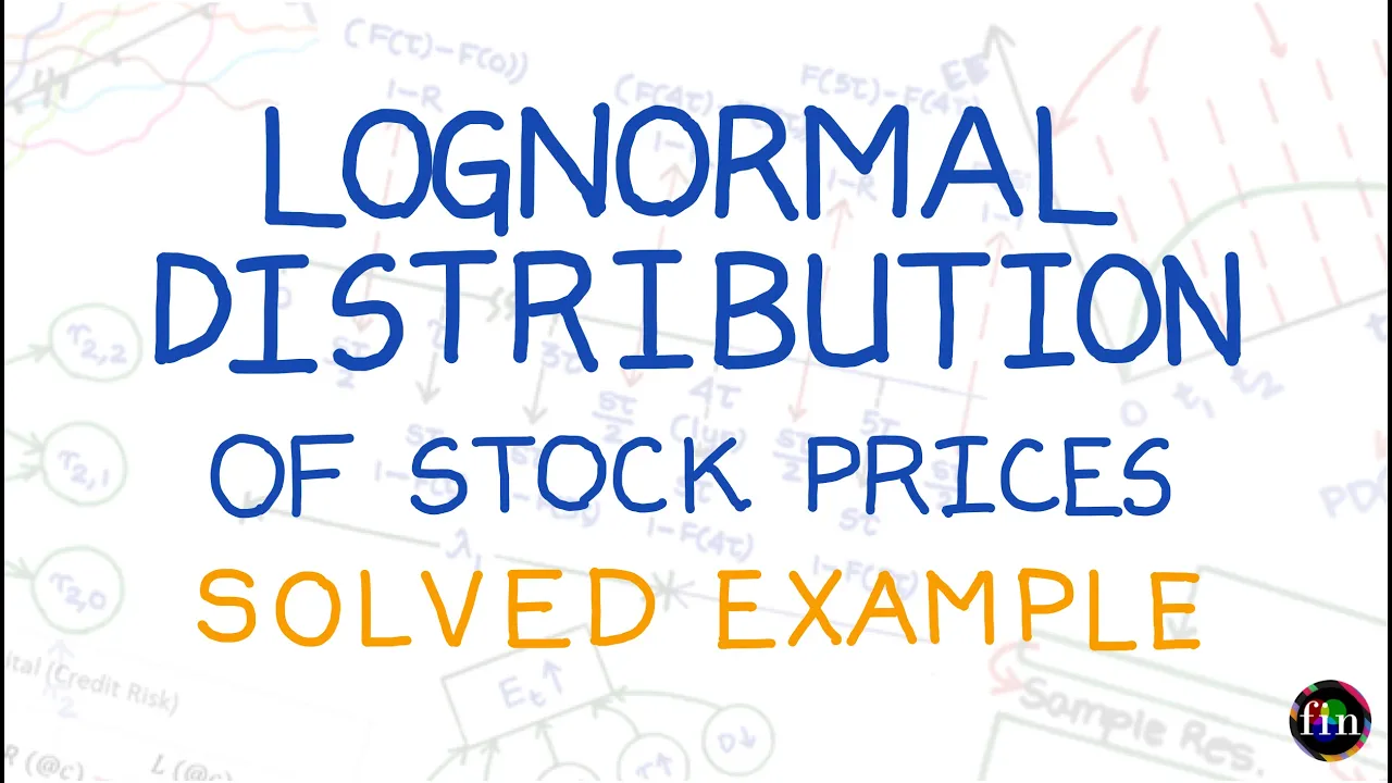 Lognormal Distribution Assumption for Stock Prices (Solved Example)(FRM Part 1, Book 4, VRM)