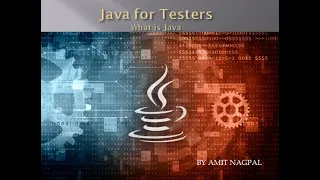 Java for Software Testers Definition and Installation Environment variables