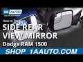 How to Replace Mirror Set 1994-1997 Dodge Ram 1500 Truck