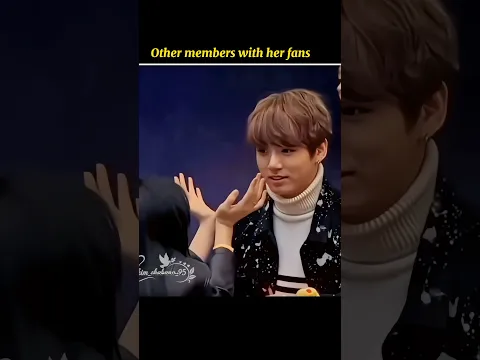 Other Members Interact, But Taehyung Hits Different With His Female fan 🖤
