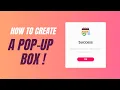 How To a Creating a Stylish Popup Box with HTML CSS and JavaScript