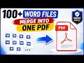 Merge 100 Word Files in Just 2 Seconds Best DOCX Merge Software 2026 Merge - Pro