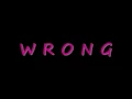 Depeche Mode Wrong