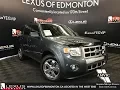 Used Blue 2012 Ford Escape Limited Walkaround Review Vegreville Alberta