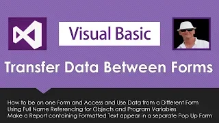 VB How To Use Data Across Multiple Forms in Visual Basic VB Net
