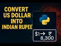 Build a USD to INR Currency Converter Beginner Coding Project