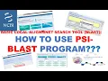 Bioinformatics NCBI PSI-BLAST Tutorial Power BLAST Type Bioinformatic Tutorials