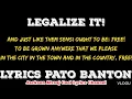 (Karaoke) Pato Banton Legalize It