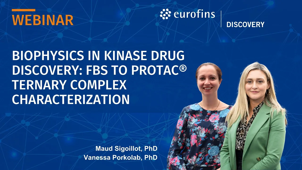 Biophysics in kinase drug discovery: FBS to PROTAC® ternary complex characterization