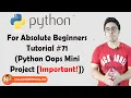 Python Mini Project Python Tutorials For Absolute Beginners In Hindi
