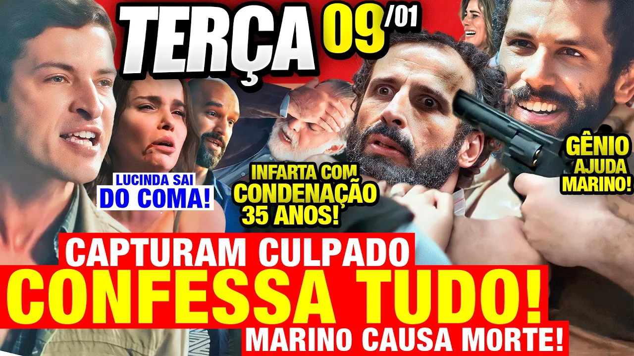 TERRA E PAIXÃO - Capítulo de hoje 09/01 TERÇA - Resumo Completo da Novela Terra e Paixão Hoje