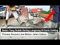 Download Lagu semakin cepat pelebaran jalan raya kali gabus tambun bekasi, langsung proses groove line beton