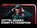 Sebastian Vettel Names EVERY F1 Champion in Grill The Grid