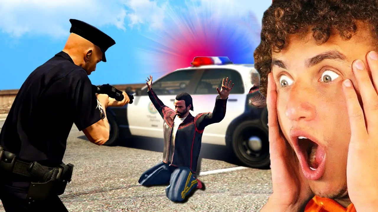 Playing GTA 5 As A POLICE OFFICER!