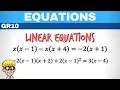 Equations Grade 10 Linear Equation without fraction
