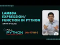 Python Unit15- 2 Lambda in python with if else
