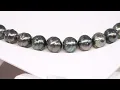 39pcs "Rough Man" Green Mix Necklace - Tahitian Pearl NL966