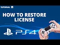 How to restore and verify license on PS4
