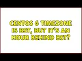 CentOS 6 timezone is BST but it s an hour behind BST 2 Solutions