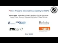 Kevin Batz PrIC3 Property Directed Reachability for MDPs CAV 2020