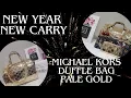 NEW YEAR NEW MICHAEL KORS DUFFLE GOLD