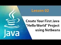 Create Your First Java Hello World Project using Netbeans