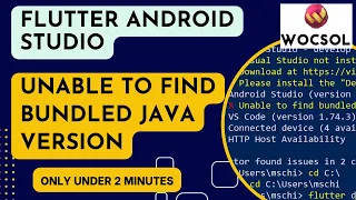 Unable to find bundled Java version windows | for Android Studio Electric Eel