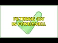 filtering CSV in Powershell 2 Solutions