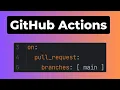 GitHub Actions Run tests on pull request open