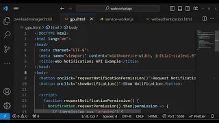 Javascript Web Notifications API Example to Create Push Notifications in Browser
