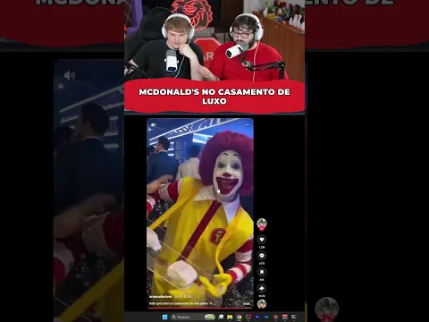 mcdonalds no casamento de luxo