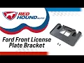 Front License Plate Frame Holder Bracket Compatible with Ford SuperDuty F250 F350 F450 F550