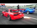 Download Lagu JDM Cars Drag Racing! - 3-Rotor Turbo RX7, 1300HP Skyline GTR, Supra, Stagea, 2000HP GTR, Lancer Evo