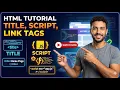 HTML Tutorial Mastering Title Script Link Tags