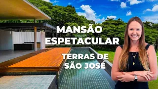 Mansão espetacular disponível para venda no Terras de São José, em Itu/SP.