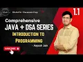 1 1 Introduction to Programming Java and DSA