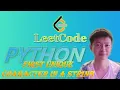 LeetCode Python Solutions 387 First Unique Character in a String