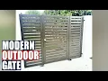 Modern Outdoor Metal Gate JIMBO S GARAGE