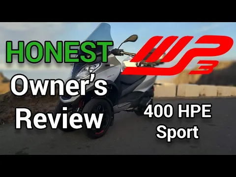 Download MP3 Honest Owner's Review Of The Piaggio MP3 400 HPE Sport