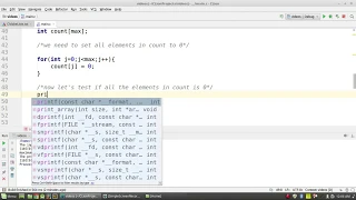 Counting Sort C program Simplified Step by Step
