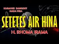 Download Lagu SETETES AIR HINA - KARAOKE DANGDUT [ RHOMA IRAMA ]  || Tanpa Vokal #RhomaIrama #SetetesAirHina