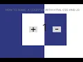 Creating a Simple Counter with HTML CSS and JavaScript