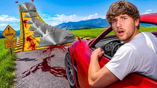 Testing Cars VS Cursed Ramps..