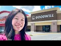 This Goodwill had amazing prices Shop with me