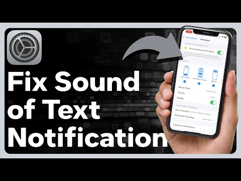 Download MP3 How To Fix Message Notification Sound On iPhone