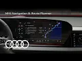 Audi Tech Tutorial Q6 e-tron MMI Navigation Route Planner